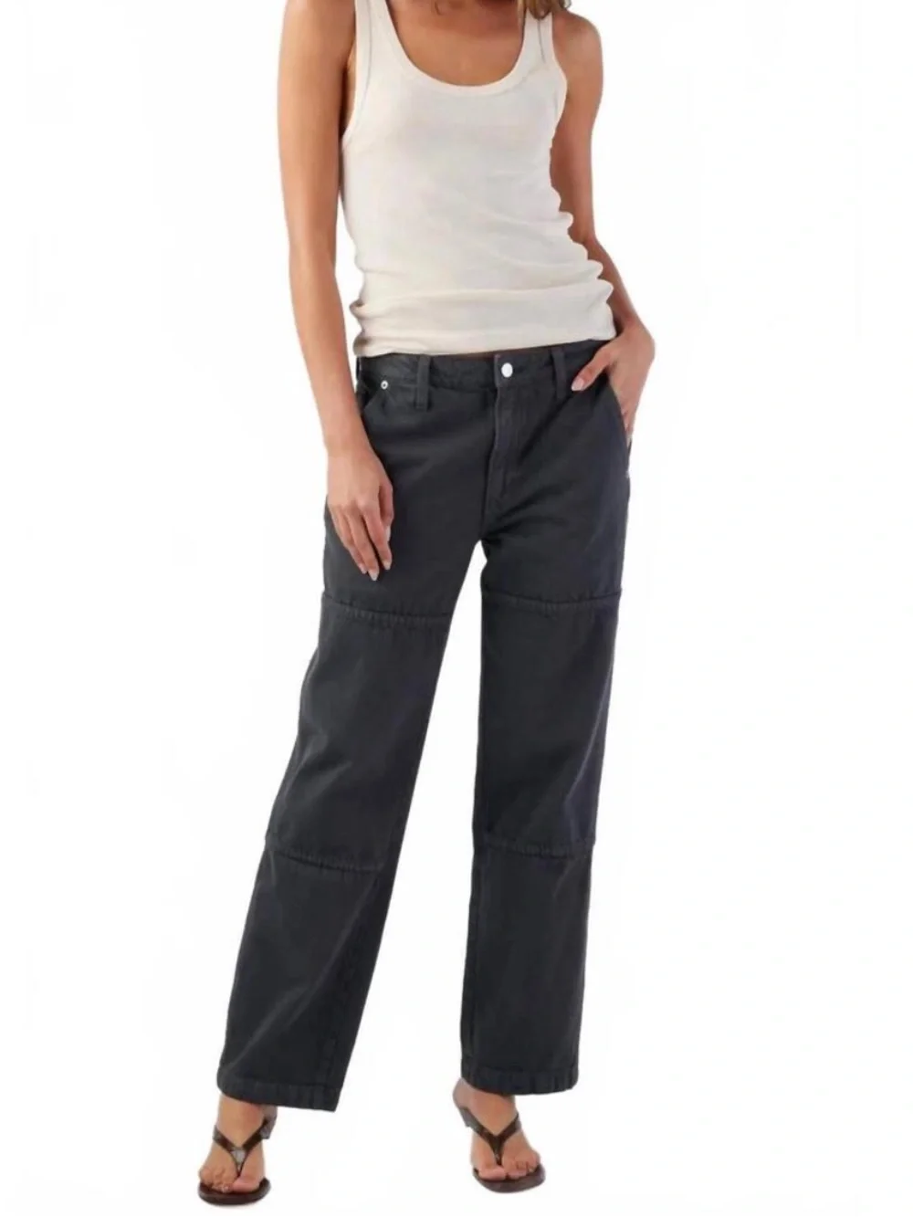 AMO Billie Field Pant Pewter Gray Womens Size 29 Women’s Pants